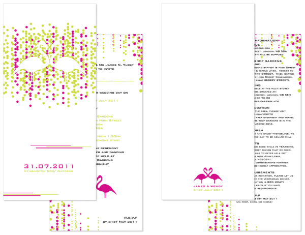 Roof Gardens Flamingo Design
