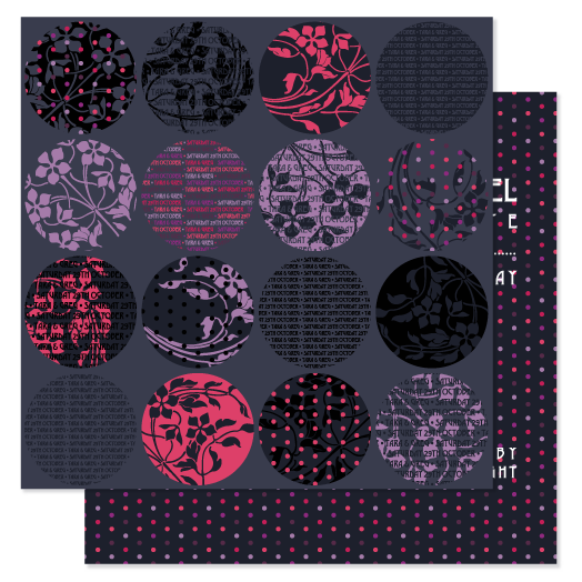 Spotty Floral Invitation