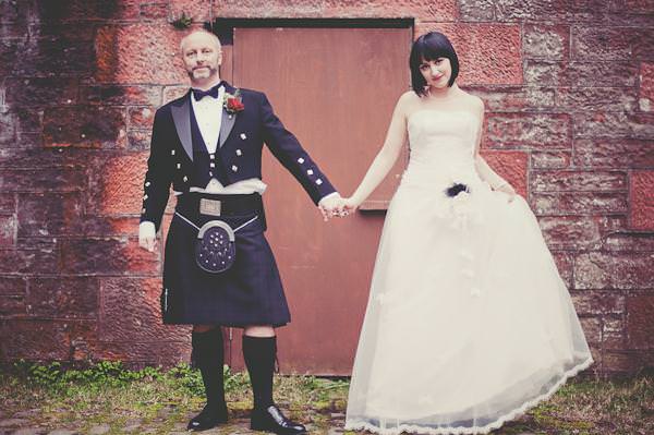 Alternative Music Lovers, Fun Wedding