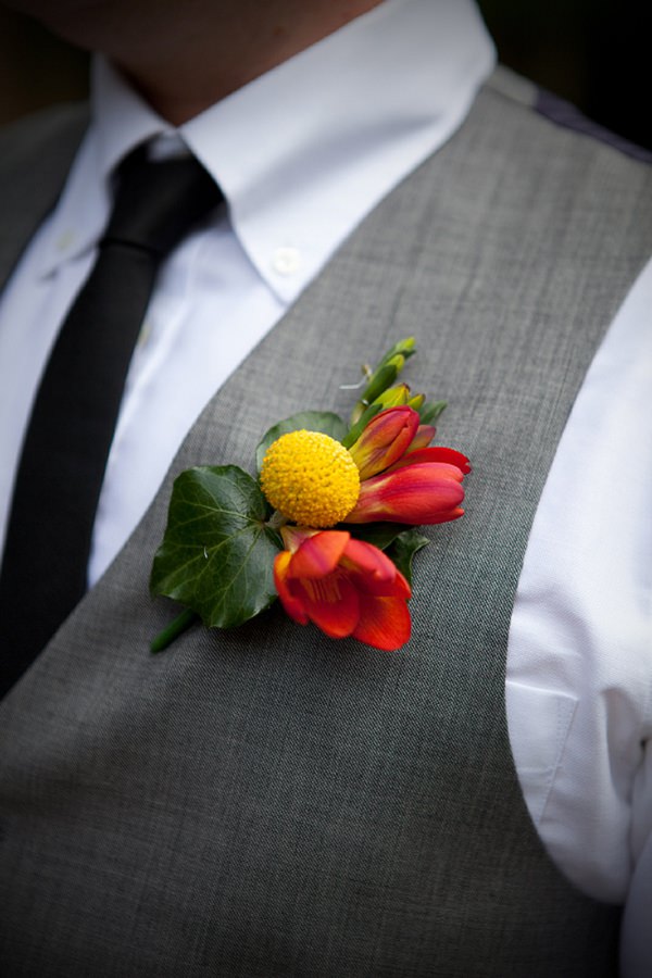groom buttonhole