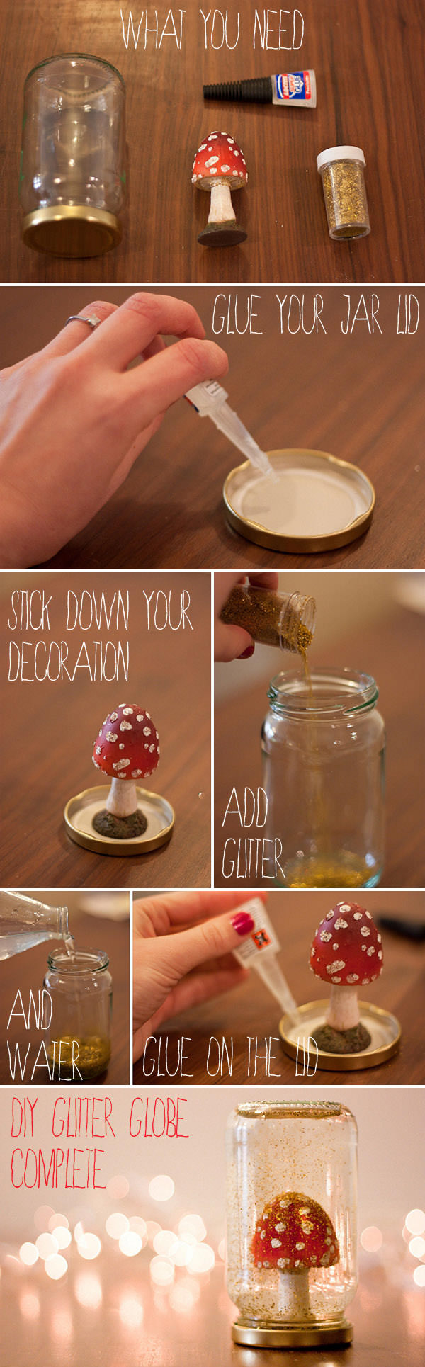 diy snow globes