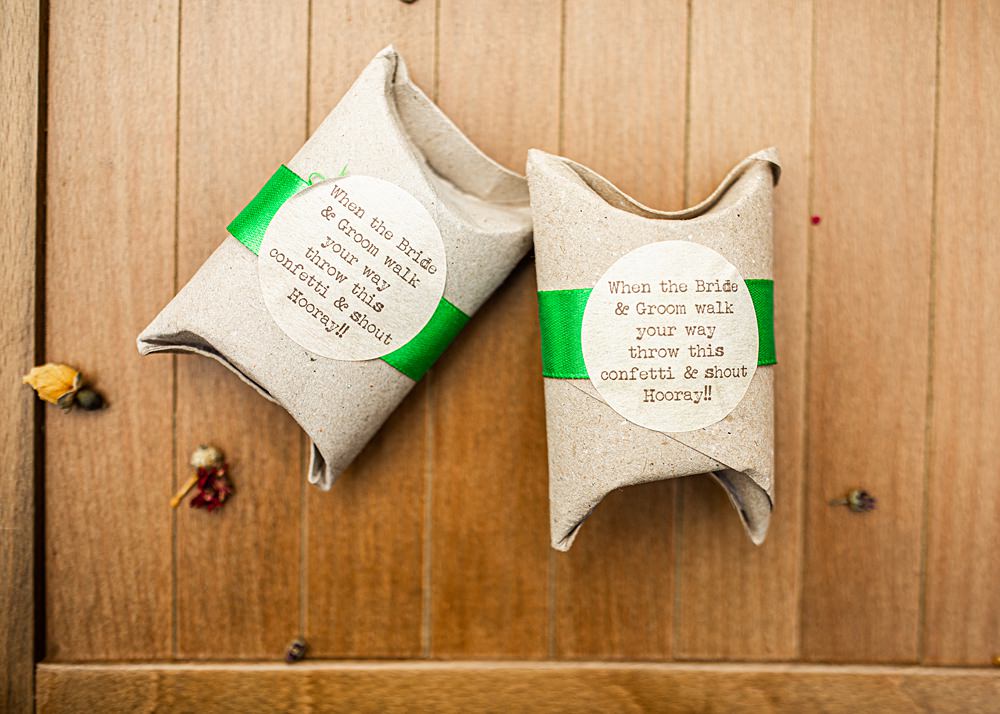 Wedding Confetti Ideas Toilet Rolls Eco AD Photography