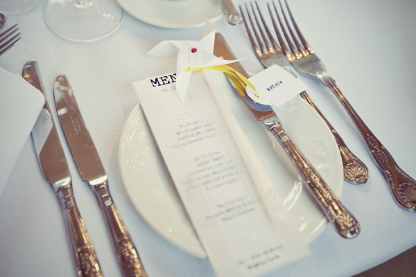 pinwheel wedding favour