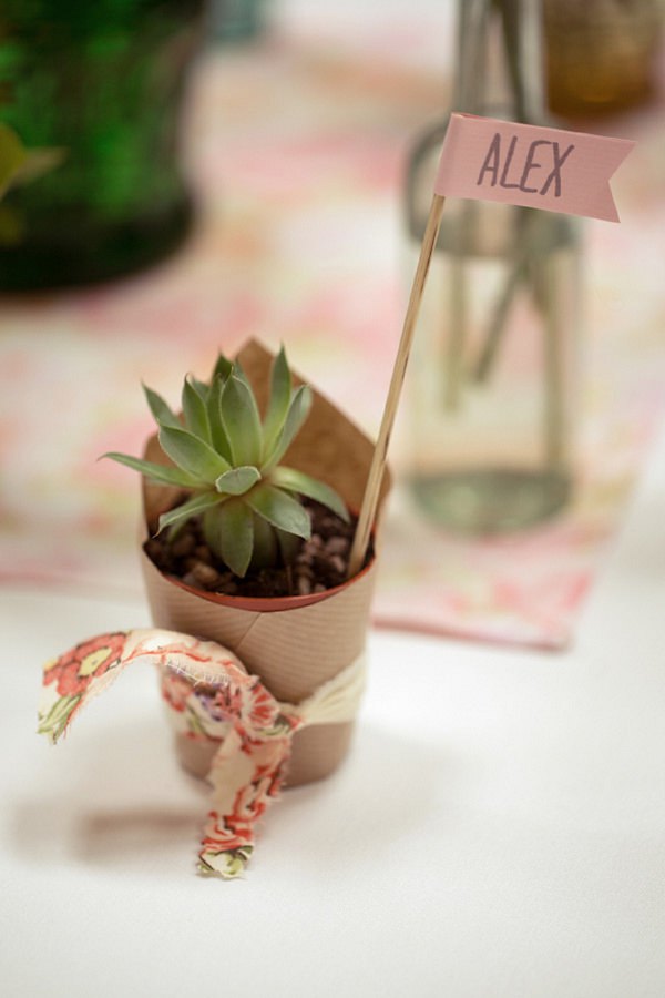 succulent wedding favour