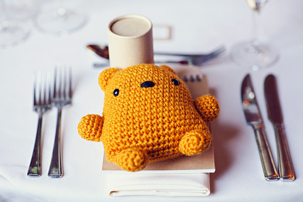 teddy wedding favour