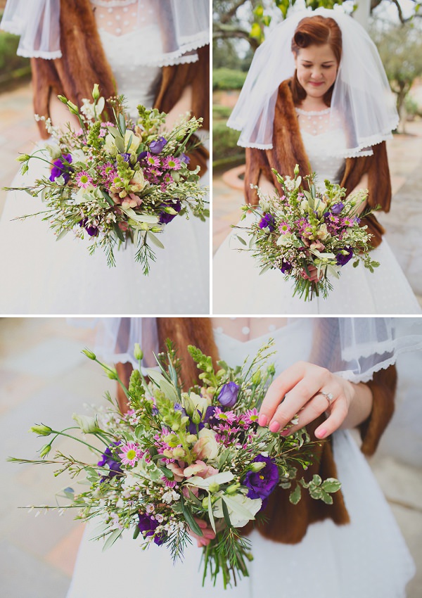 natural wild wedding bouquet flowers