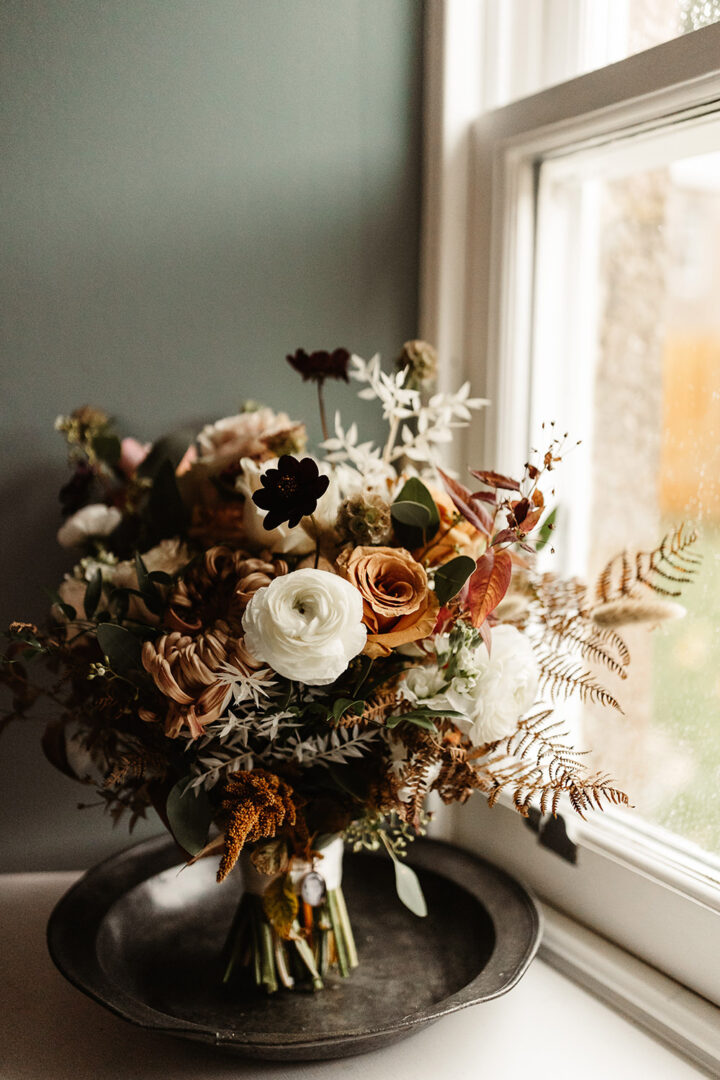 Autumn Wedding Bouquet Emma Lawson Photography