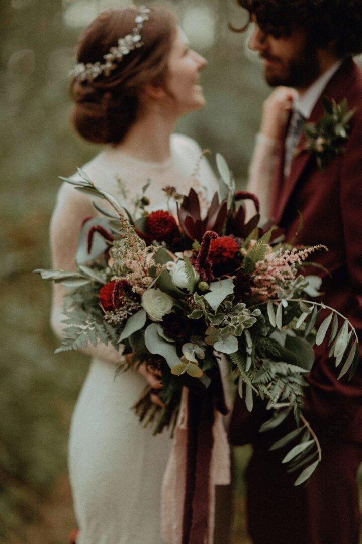 Autumn Wedding Bride Bouquet Belle Art Photography
