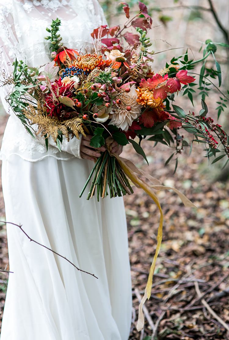 Bridal Bouquet Autumn carolineopacicphotography