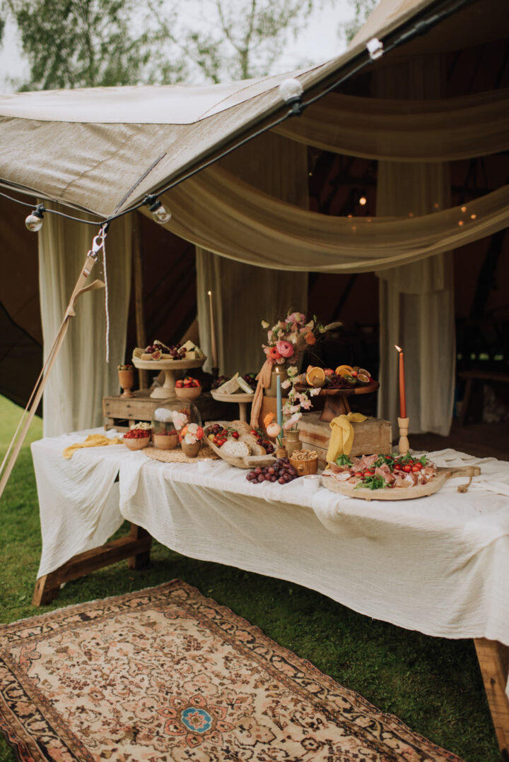 Outdoor Wedding Ideas Tipi Tent Megan Duffield