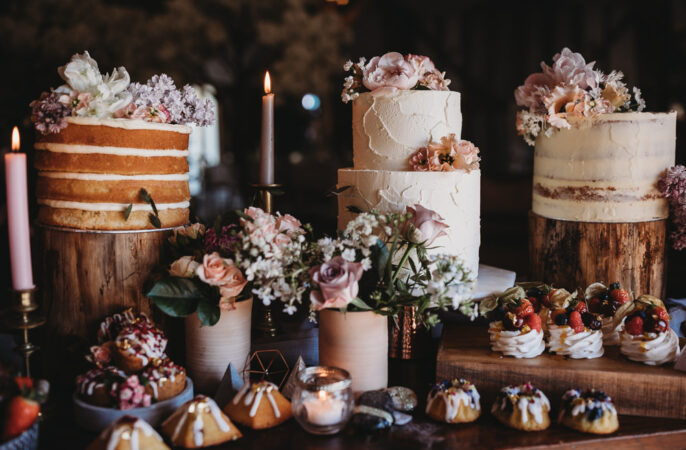 Wedding Cake Dessert Table Ideas Thyme Lane Photography