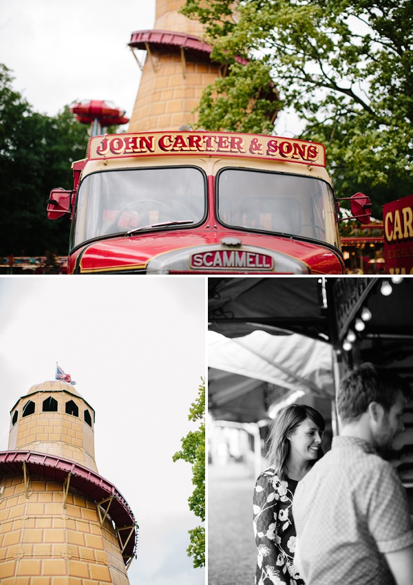 funfair engagement http://www.binkynixon.com/ UK Wedding Blog