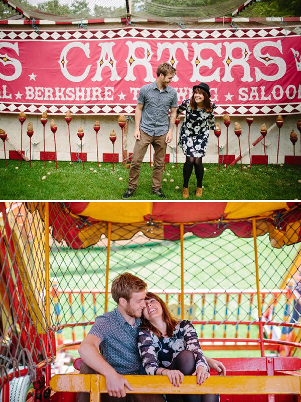 funfair engagement http://www.binkynixon.com/ UK Wedding Blog