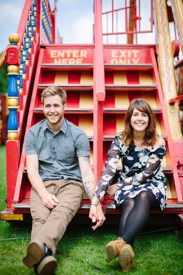 funfair engagement http://www.binkynixon.com/ UK Wedding Blog