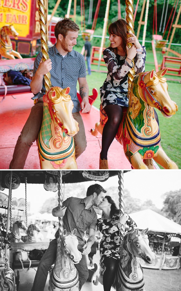 funfair engagement http://www.binkynixon.com/ UK Wedding Blog
