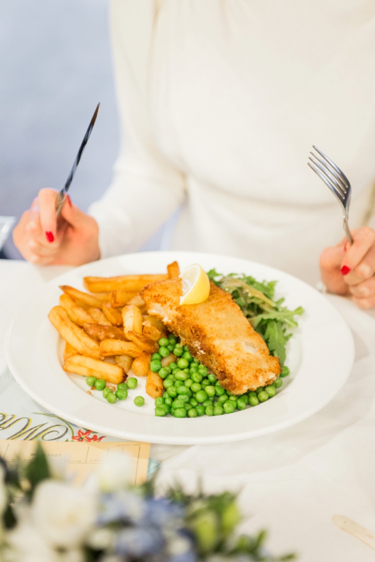 Wedding Food Menu Fish Chips Claire Macintyre Photography