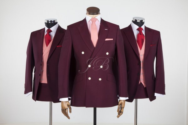 double breasted groom suit by Jack Bunneys