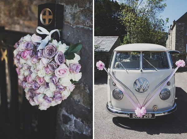 VW Camper Classic Elegant Pink Wedding http://www.annahardy.co.uk/