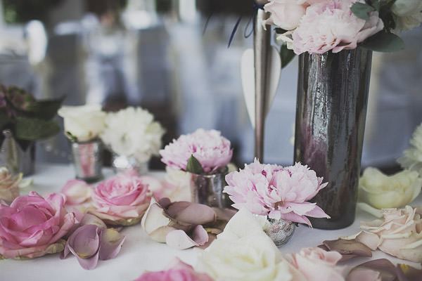 Petals Flowers Pink Classic Elegant Pink Wedding http://www.annahardy.co.uk/