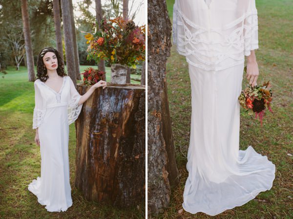 Eliza Jane Howell Wedding Dress Woodland Boho Wedding Ideas http://www.karenflowerphotography.com/