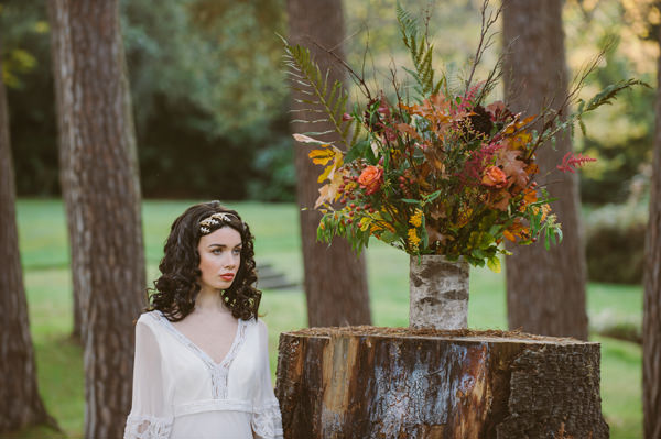 Woodland Boho Wedding Ideas http://www.karenflowerphotography.com/