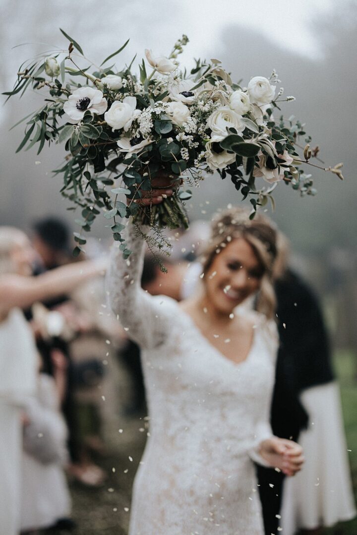 Winter Wedding Flowers Bouquet Matt Horan Photography