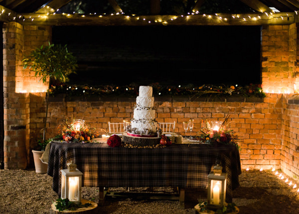 Lighting Rustic Christmas Wedding Ideas http://www.victoriaphippsphotography.co.uk/