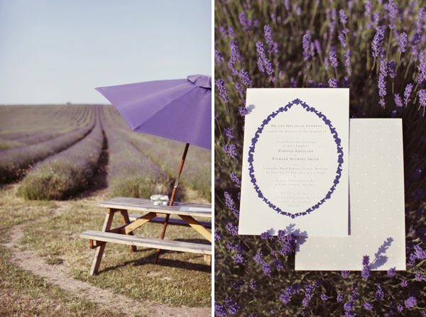 Lavender Farm Tipi Wedding Stationery http://www.rebeccaweddingphotography.co.uk/