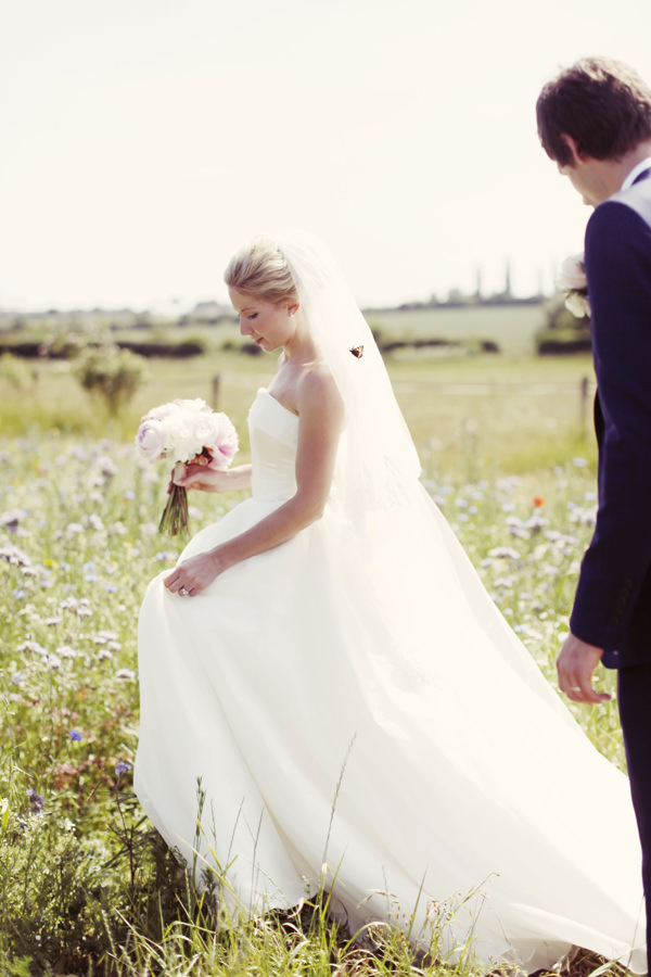 Lavender Farm Tipi Wedding Lyn Ashworth Bride Dress http://www.rebeccaweddingphotography.co.uk/