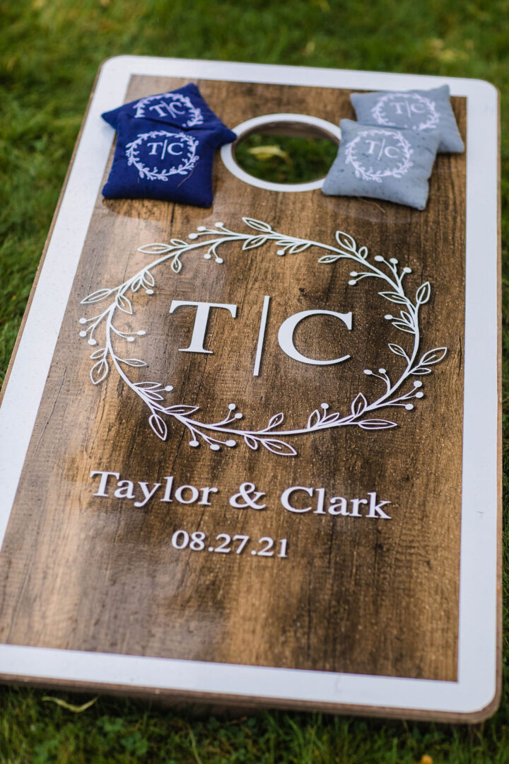 Wedding Game Ideas Bean Bag Toss M.Studios