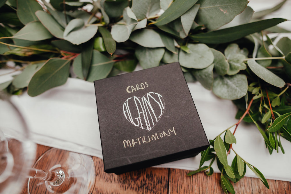 Wedding Game Ideas Cards Against Lase Photography