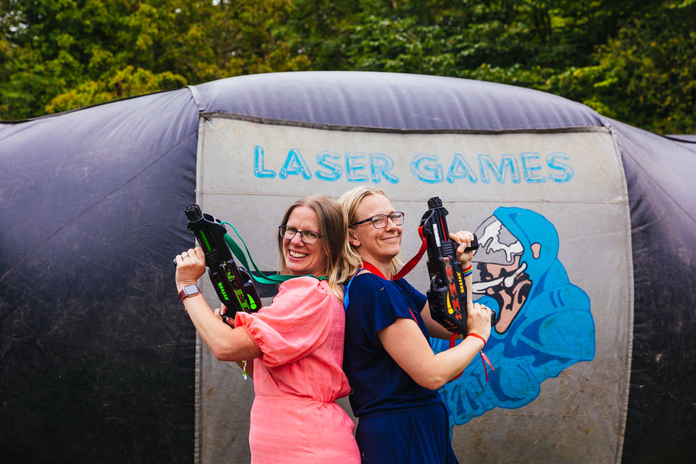 Wedding Game Ideas Laser Tag Kirsty Rockett Photography