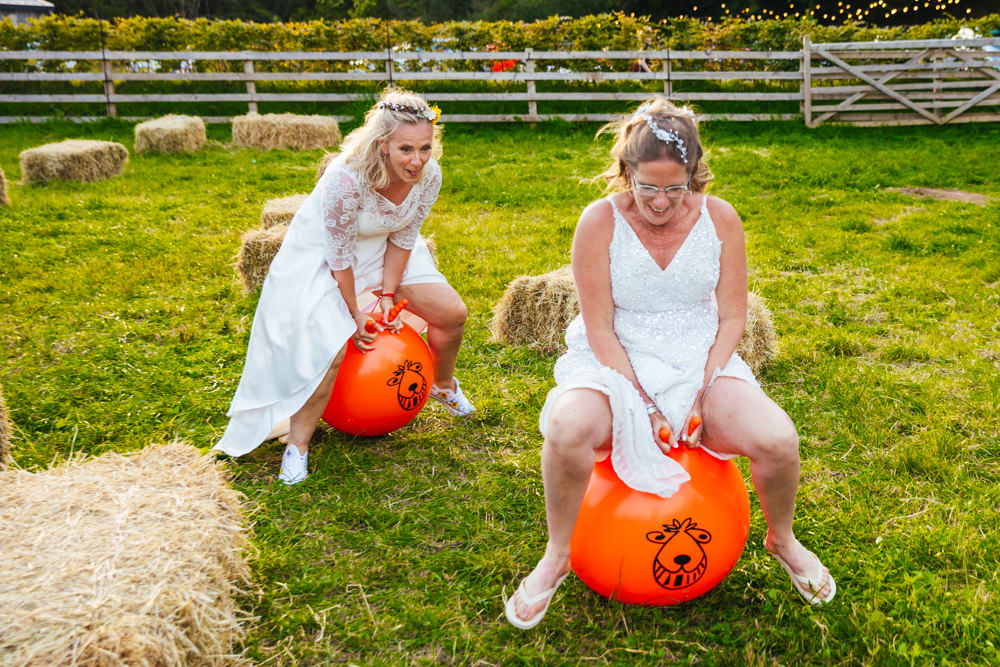 Wedding Game Ideas Space Hoppers Kirsty Rockett Photography