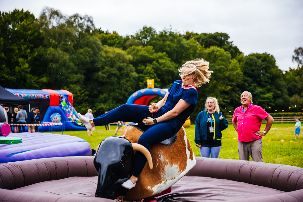 Wedding Games Ideas Rodeo Bull Ride Kirsty Rockett Photography