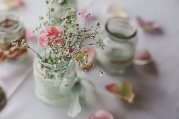 Homemade Pink Green Wedding http://www.jordannamarston.com/