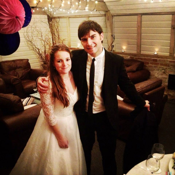 Jamie from the Zoots with Bride Bella 600px