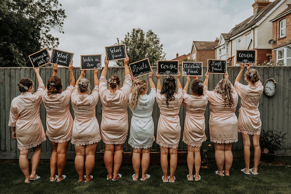 Bridesmaid Gift Ideas Robes Dressing Gowns Amber Louise Photography