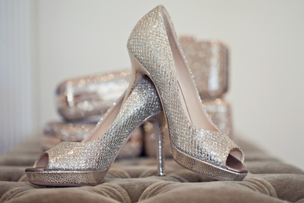 White Classic Hollywood Glamour Wedding Jimmy Choo Shoes http://www.kerryannduffy.com/