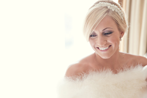 White Classic Hollywood Glamour Wedding Smokey Eye Make Up Bride http://www.kerryannduffy.com/