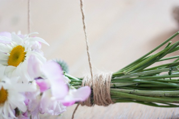 Homegrown DIY Wedding Bridal Bouquet Tutorial 12