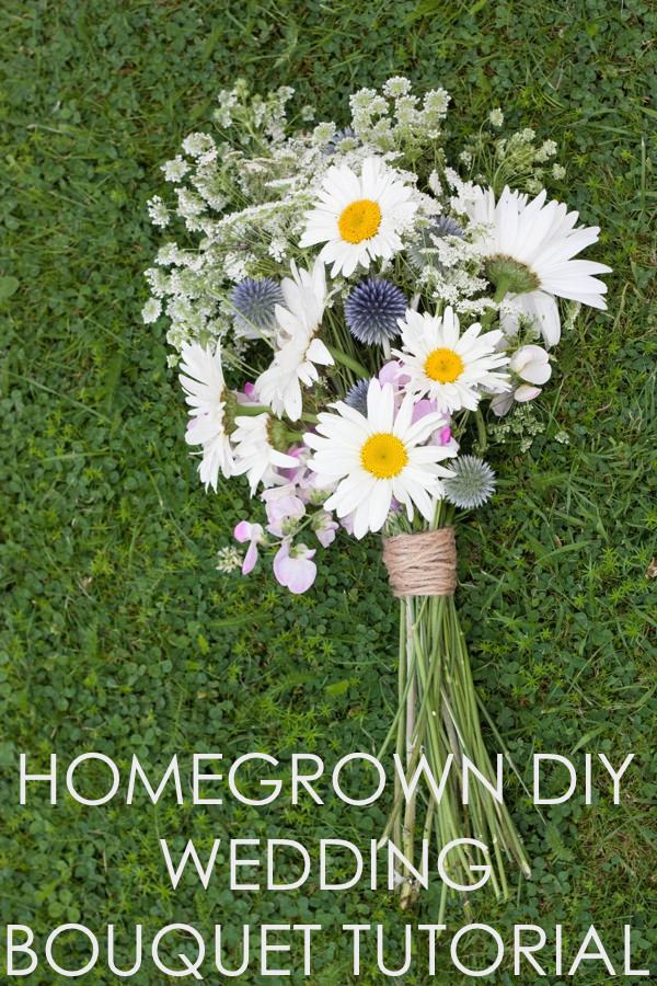 How To Make A Diy Wedding Bouquet Homegrown Flowers