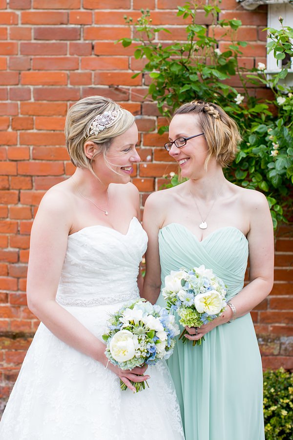 Fresh Fun Relaxed Blue & Green Wedding Bridesmaid http://www.katherineashdown.co.uk/