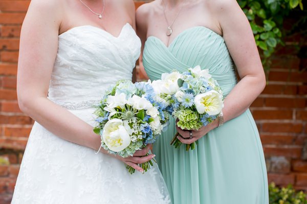 Fresh Fun Relaxed Blue & Green Wedding Bouquets Bridal Bridesmaid http://www.katherineashdown.co.uk/