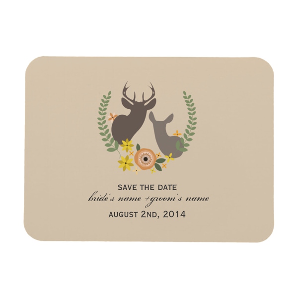 fall_wedding_floral_deer_save_the_date_premium_magnet-r