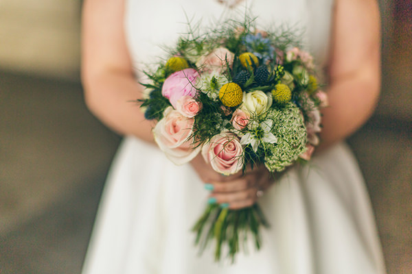 1950s Spring Village Fete Wedding Spring Bouquet Bride http://www.lifelinephotography.co.uk/ 