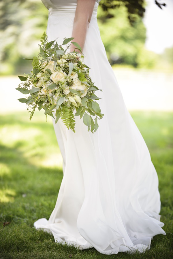 Green Leaf Foliage Fern Bouquet Pretty Natural Bohemian Bridal Bride http://www.careysheffield.com/