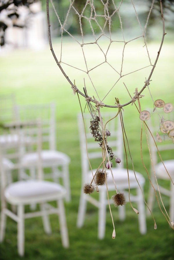 Ethereal Woodland Wedding Ideas Dream Catcher Ceremony http://www.careysheffield.com/
