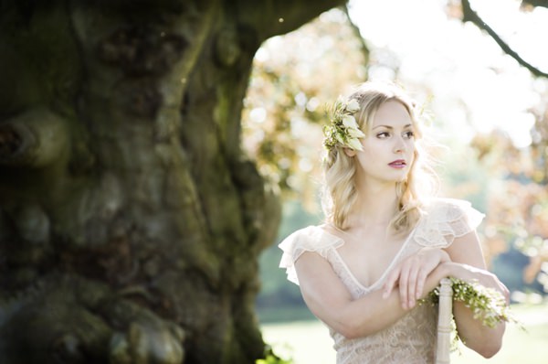 Beautiful Rustic Woodland Bridal Bride http://www.careysheffield.com/