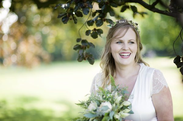 Pretty Natural Bohemian Bridal Bride http://www.careysheffield.com/