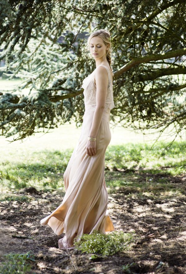 Cecile by La Poesie Dress Beautiful Rustic Woodland Bridal Bride http://www.careysheffield.com/
